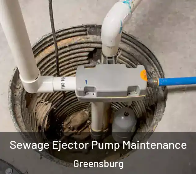  Sewage Ejector Pump Maintenance Greensburg